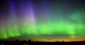 Noorderlicht te zien in Friesland