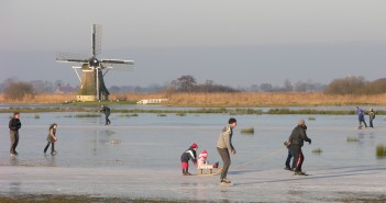 Schaatsen op natuurijs