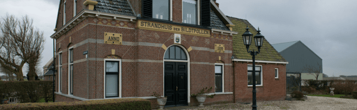 Het strandhuis zonder strand in het Bildt