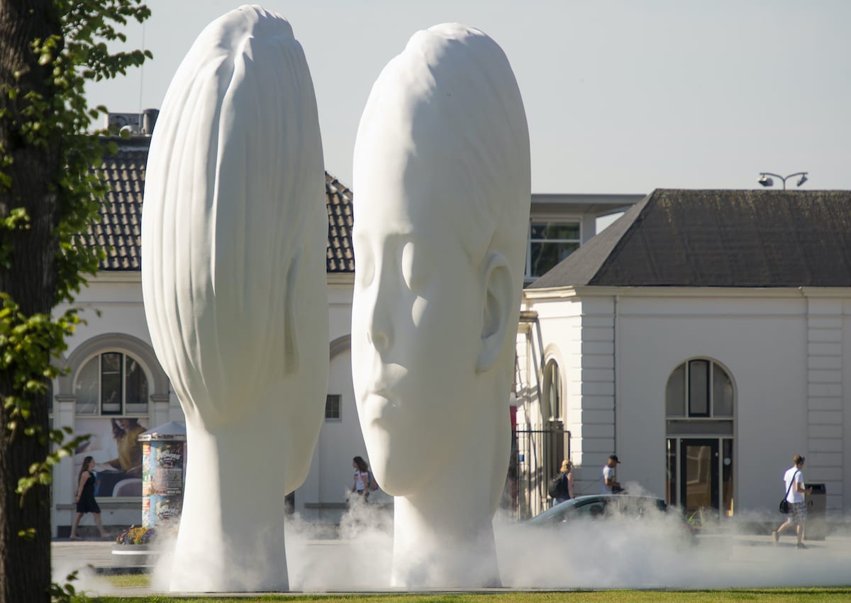 De elf fonteinen in het zonnetje