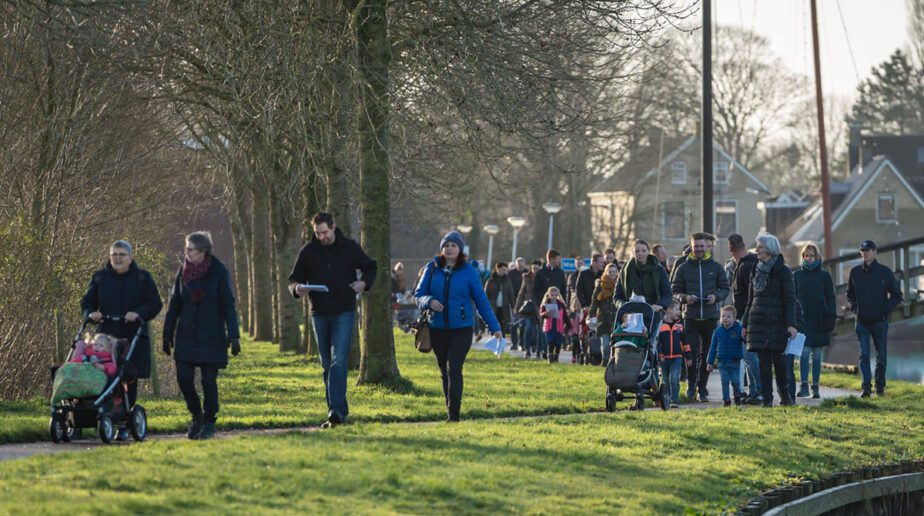 Hassiebassie wandelen en hardlopen op Oudjaarsdag