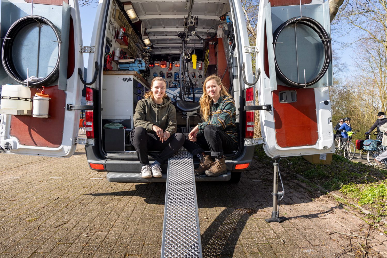 Vrouwen in de fietswereld