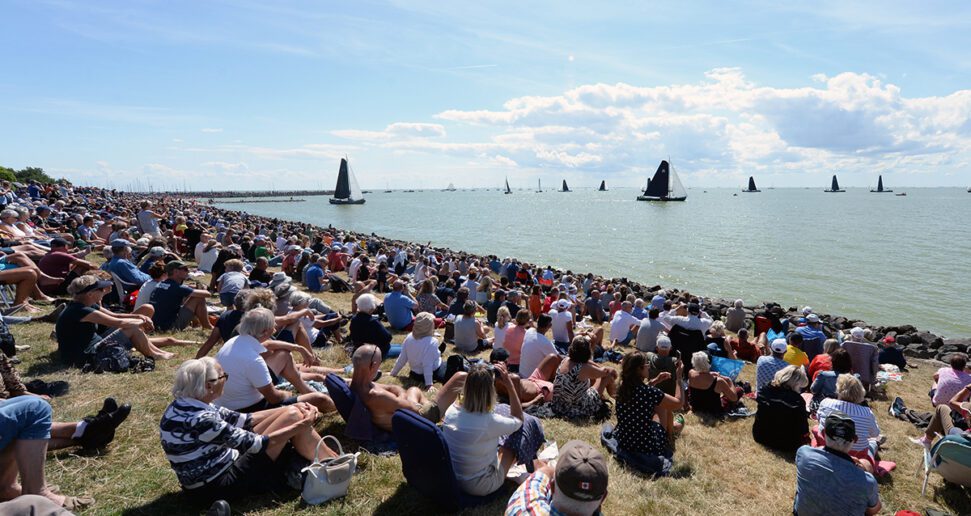 Jubileumwedstrijd SWH op IJsselmeer bij Stavoren