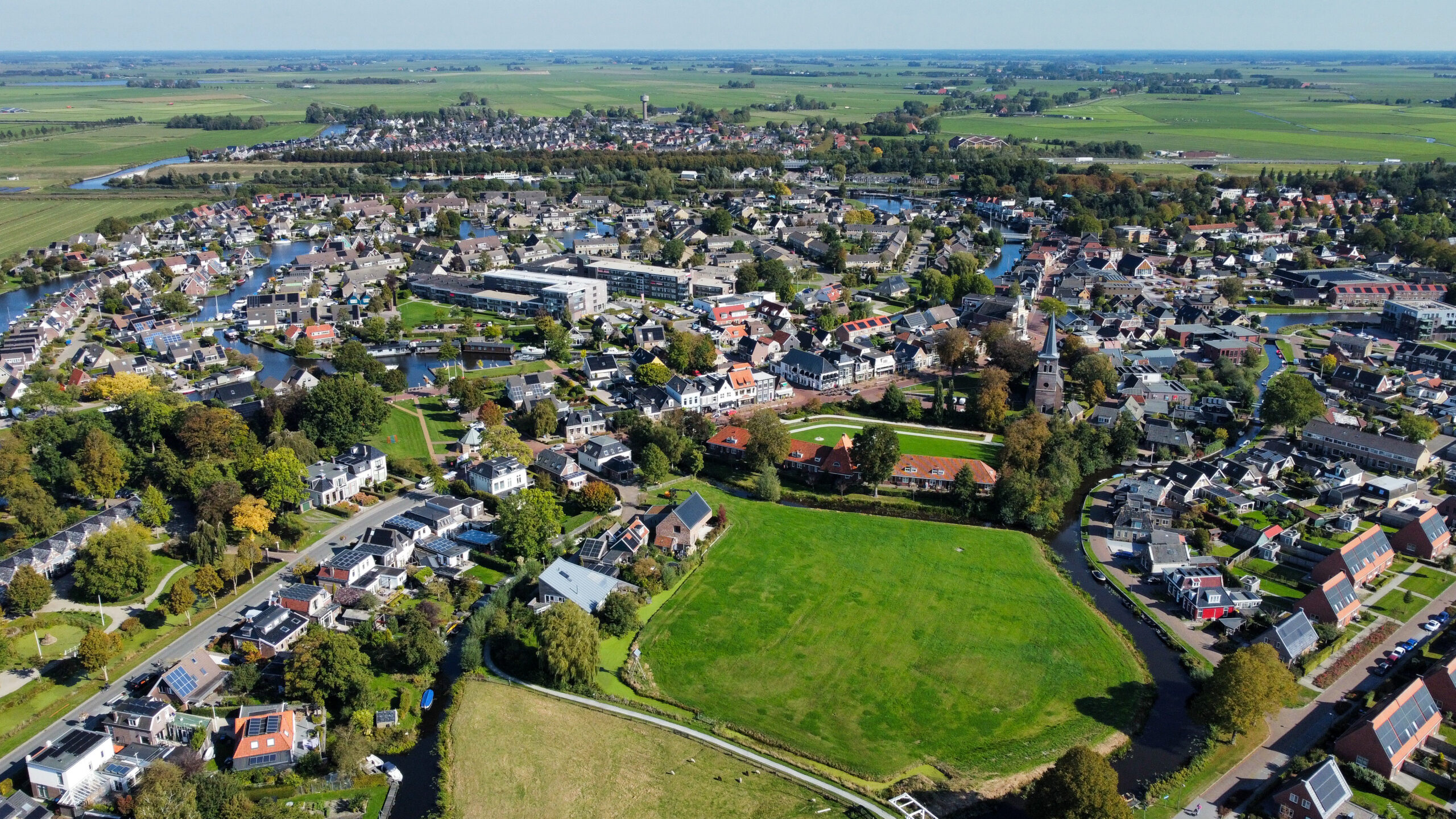 Blik op Heerenveen